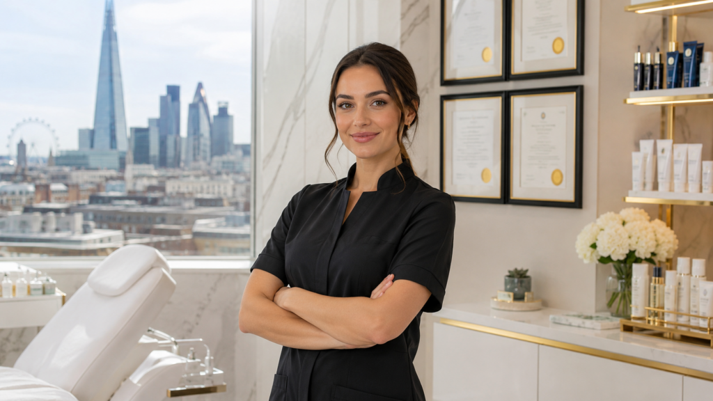 start aesthetics career London
